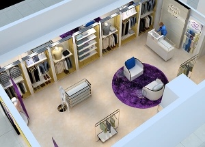 clothes shop furniture