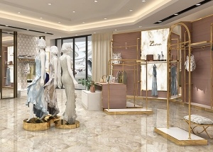 clothing rack display