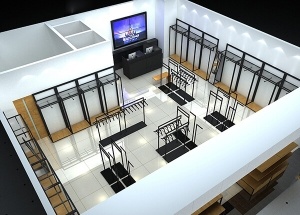 shop fixtures and fittings for clothing