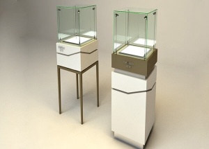 jewelry vitrine display tower for sale