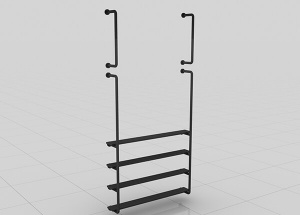 wall mounted display shelves