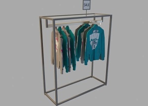 commercial clothing racks