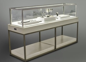 gold jewellery display showcase