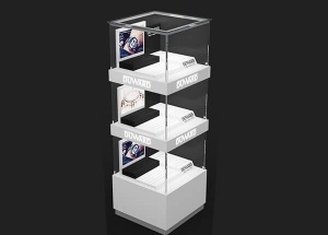 multilevel jewelry tower showcase