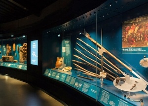 glass museum showcases