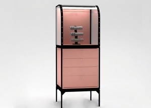 Pedestal jewelry display stand showcase