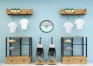 wall clothing racks