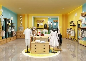 kids clothes store decoration ideas
