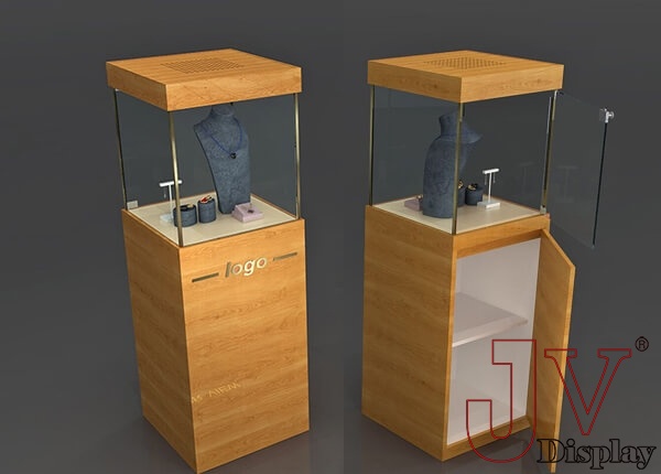 jewelry pedestal display case