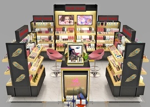 cosmetics kiosk