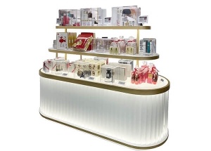 oval display island