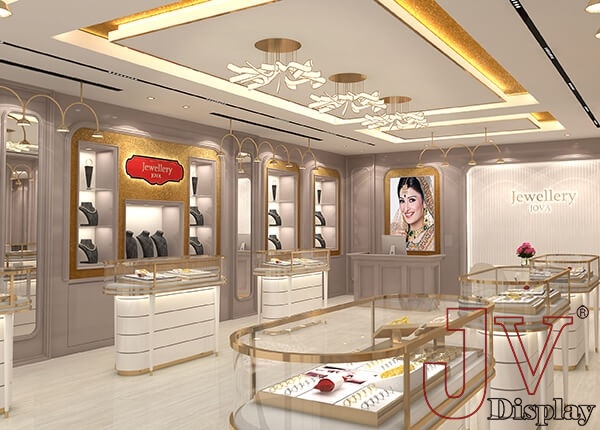 gold shop interior design