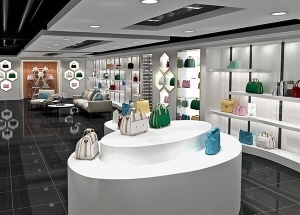 handbag store display