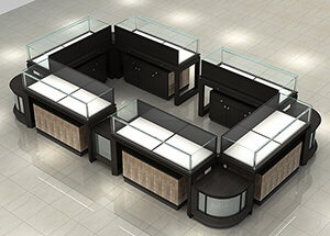 Mall jewelry kiosk for USA